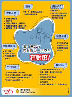 Coping with mind-blanking during exams (Available in Traditional Chinese only) 