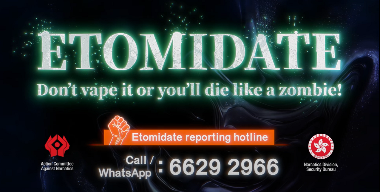 Etomidate – don’t vape it or you’ll die like a zombie!