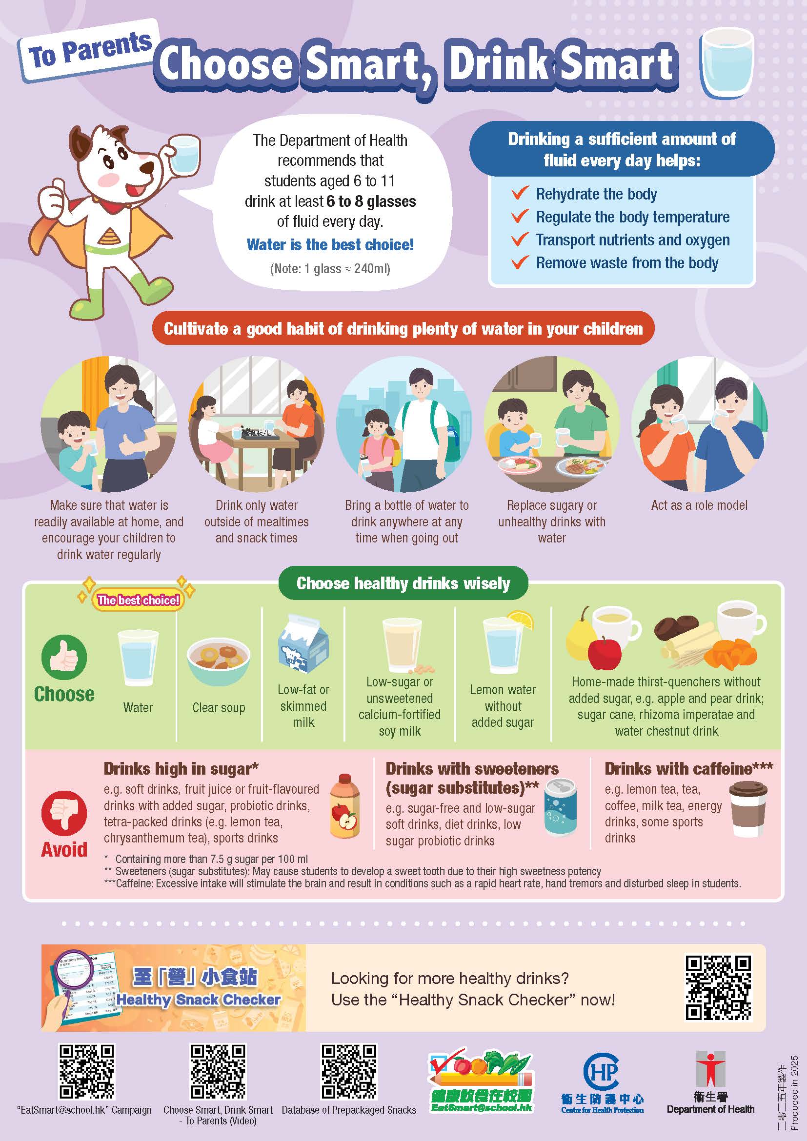 Choose Smart, Drink Smark – To Parents